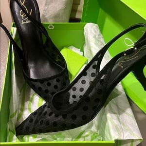 Sam Edelman Black Polka Dot Heels